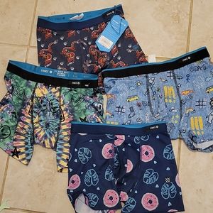Stance Boys M brand new underwear set of 4 pairs